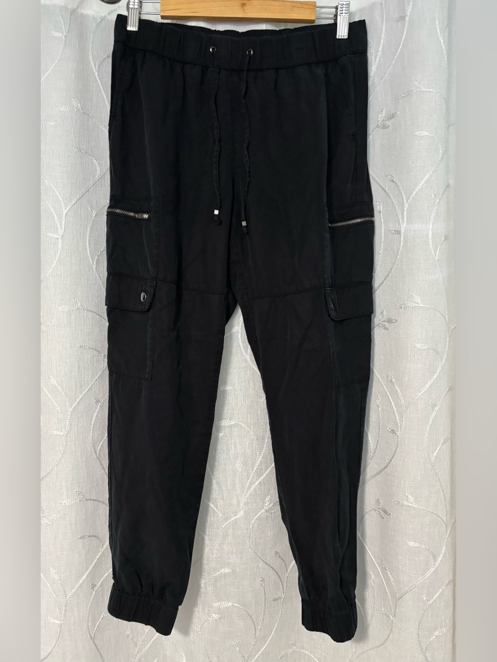Banana Republic Black Cargo Jogger Pants
